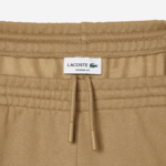 Men Lacoste V0ZN350 Beige CB8 Tapered Fit Fleece Trackpants - Image 4