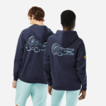 Men Lacoste V0ZN354 Blue KXE Sport Miami Open Edition Hoodie - Image 3