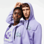 Men Lacoste V0ZN356 Purple 3K0 Sport Miami Open Edition Hoodie - Image 2