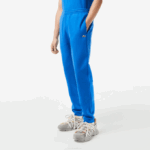 Men Lacoste V0ZN357 Blue KXB Tapered Fit Fleece Trackpants - Image 2