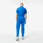 Men Lacoste V0ZN357 Blue KXB Tapered Fit Fleece Trackpants - Image 3