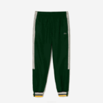 Men Lacoste V0ZN372 Green White PQK Tennis Print Track Pants