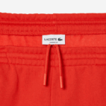 Men Lacoste V0ZN374 Orange 02K Tapered Fit Fleece Trackpants - Image 5