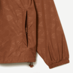Men Lacoste V0ZN378 Light Brown LFA Monogram Print Track Jacket - Image 6
