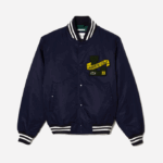Men Lacoste V0ZN383 Navy Blue 166 Teddy Jacket - Image 4
