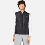 Men Lacoste V0ZN384 Grey Black WIX SPORT Padded Reversible Vest