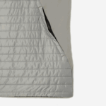 Men Lacoste V0ZN384 Grey Black WIX SPORT Padded Reversible Vest - Image 6