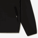 Men Lacoste V0ZN388 Black 031 Waterproof Short Track Jacket - Image 6