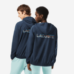 Men Lacoste V0ZN395 Blue KXE Sport Miami Open Edition Jacket - Image 3