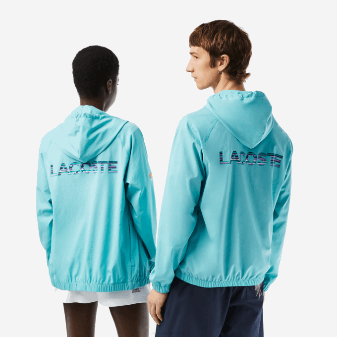 Men Lacoste V0ZN396 Mint BVG Sport Miami Open Edition Jacket - Image 3