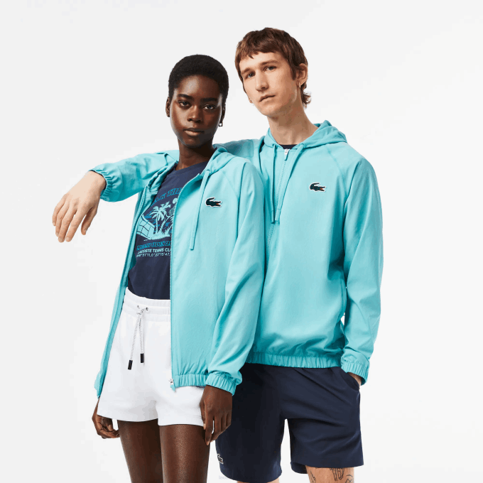 Men Lacoste V0ZN396 Mint BVG Sport Miami Open Edition Jacket - Image 1