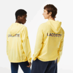 Men Lacoste V0ZN397 Yellow 107 Sport Miami Open Edition Jacket - Image 3
