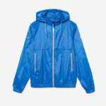 Men Lacoste V0ZN402 Blue L99 Tennis x Novak Djokovic Zip Jacket - Image 3
