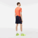 Men Lacoste V0ZN408 Navy Blue 166 Tennis x Novak Djokovic Shorts - Image 3