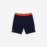 Men Lacoste V0ZN408 Navy Blue 166 Tennis x Novak Djokovic Shorts - Image 4