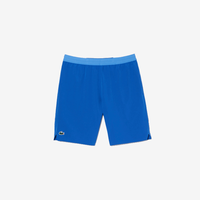 Men Lacoste V0ZN409 Blue KXB Tennis x Novak Djokovic Shorts - Image 4