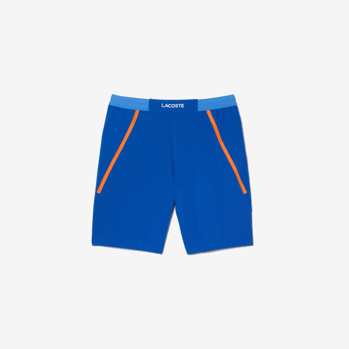 Men Lacoste V0ZN409 Blue KXB Tennis x Novak Djokovic Shorts - Image 5
