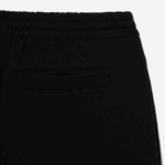 Men Lacoste V0ZN416 Black 031 Organic Brushed Cotton Fleece Shorts - Image 9