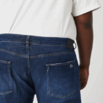 Men Lacoste V0ZN419 Blue MK9 Slim Fit Stretch Cotton Denim Pants - Image 3