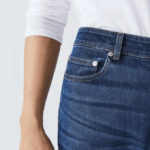 Men Lacoste V0ZN419 Blue MK9 Slim Fit Stretch Cotton Denim Pants - Image 7