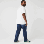 Men Lacoste V0ZN419 Blue MK9 Slim Fit Stretch Cotton Denim Pants - Image 9