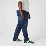 Men Lacoste V0ZN419 Blue MK9 Slim Fit Stretch Cotton Denim Pants - Image 10