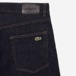 Men Lacoste V0ZN420 Blue ML4 Slim Fit Stretch Cotton Denim Pants - Image 6
