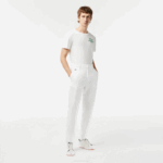 Men Lacoste V0ZN421 White 70V SPORT Stretch Golf Chinos