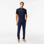Men Lacoste V0ZN422 Navy Blue 166 SPORT Stretch Golf Chinos