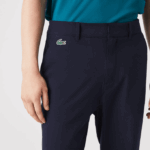 Men Lacoste V0ZN422 Navy Blue 166 SPORT Stretch Golf Chinos - Image 4
