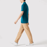 Men Lacoste V0ZN424 Beige 02S SPORT Stretch Golf Chinos - Image 2