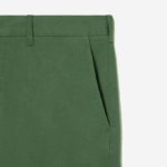 Men Lacoste V0ZN433 Khaki Green KX5 Slim Fit Stretch Cotton Bermuda Shorts - Image 5