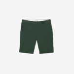 Men Lacoste V0ZN434 Green 5HX Slim Fit Stretch Cotton Bermuda Shorts - Image 4
