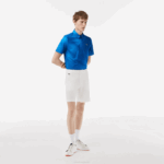 Men Lacoste V0ZN442 White 70V SPORT Lightweight Stretch Golf Shorts
