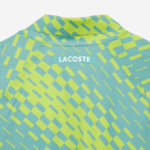 Men Lacoste V0ZN44 Yellow Light Green VRI Tennis x Novak Djokovic Player Version Polo - Image 6