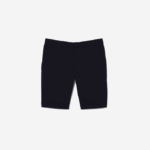Men Lacoste V0ZN454 Navy Blue HDE Slim Fit Stretch Cotton Bermuda Shorts - Image 5