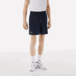 Men Lacoste V0ZN472 Blue KXE Sport Miami Open Edition Shorts - Image 2