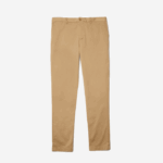 Men Lacoste V0ZN479 Beige 02S New Classic Slim Fit Stretch Cotton Pants - Image 4