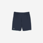 Men Lacoste V0ZN480 Blue Light Green B00 Two-Tone SPORT Shorts with Built-in Undershorts - Image 4