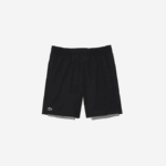 Men Lacoste V0ZN481 Black Grey Chine X0I Two-Tone SPORT Shorts with Built-in Undershorts - Image 4