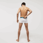 Men Lacoste V0ZN483 White 001 Casual Boxer Brief 3-Pack - Image 3