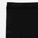 Men Lacoste V0ZN509 Black 031 SPORT Recycled Polyester Leggings - Image 5