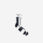 Men Lacoste V0ZN517 White Blue UI5 SPORT Jersey Socks