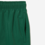Men Lacoste V0ZN519 Green 132 Quick-Dry Swim Trunks with Travel Bag - Image 6