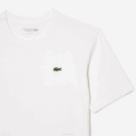 Men Lacoste V0ZN51 White 001 SPORT Breathable T-Shirt - Image 5