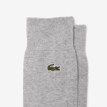 Men Lacoste V0ZN531 Navy Blue Chine Grey Black C0U High-Cut Organic Cotton Socks Five-Pack - Image 2