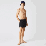 Men Lacoste V0ZN535 Black Navy Blue DY4 Light Quick-Dry Swim Shorts