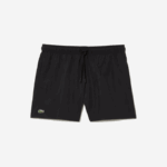 Men Lacoste V0ZN535 Black Navy Blue DY4 Light Quick-Dry Swim Shorts - Image 5