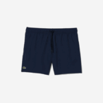 Men Lacoste V0ZN536 Navy Blue Green 802 Light Quick-Dry Swim Shorts - Image 4