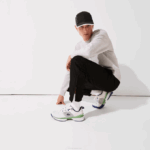 Men Lacoste V0ZN550 Black 031 SPORT Lightweight Fabric Tracksuit Pants - Image 2